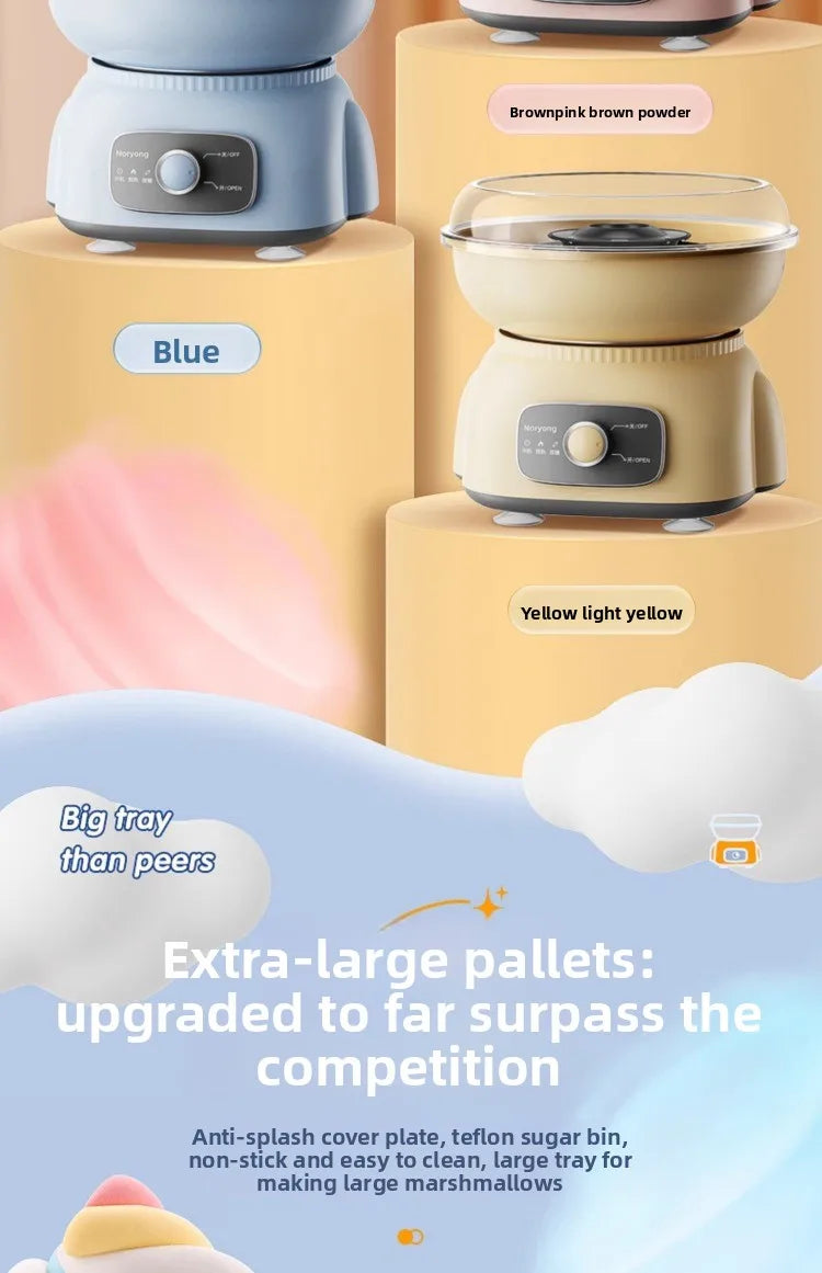 Cotton candy machine children's fully automatic cotton candy making machine handmade mini fancy colored sugar Christmas gift