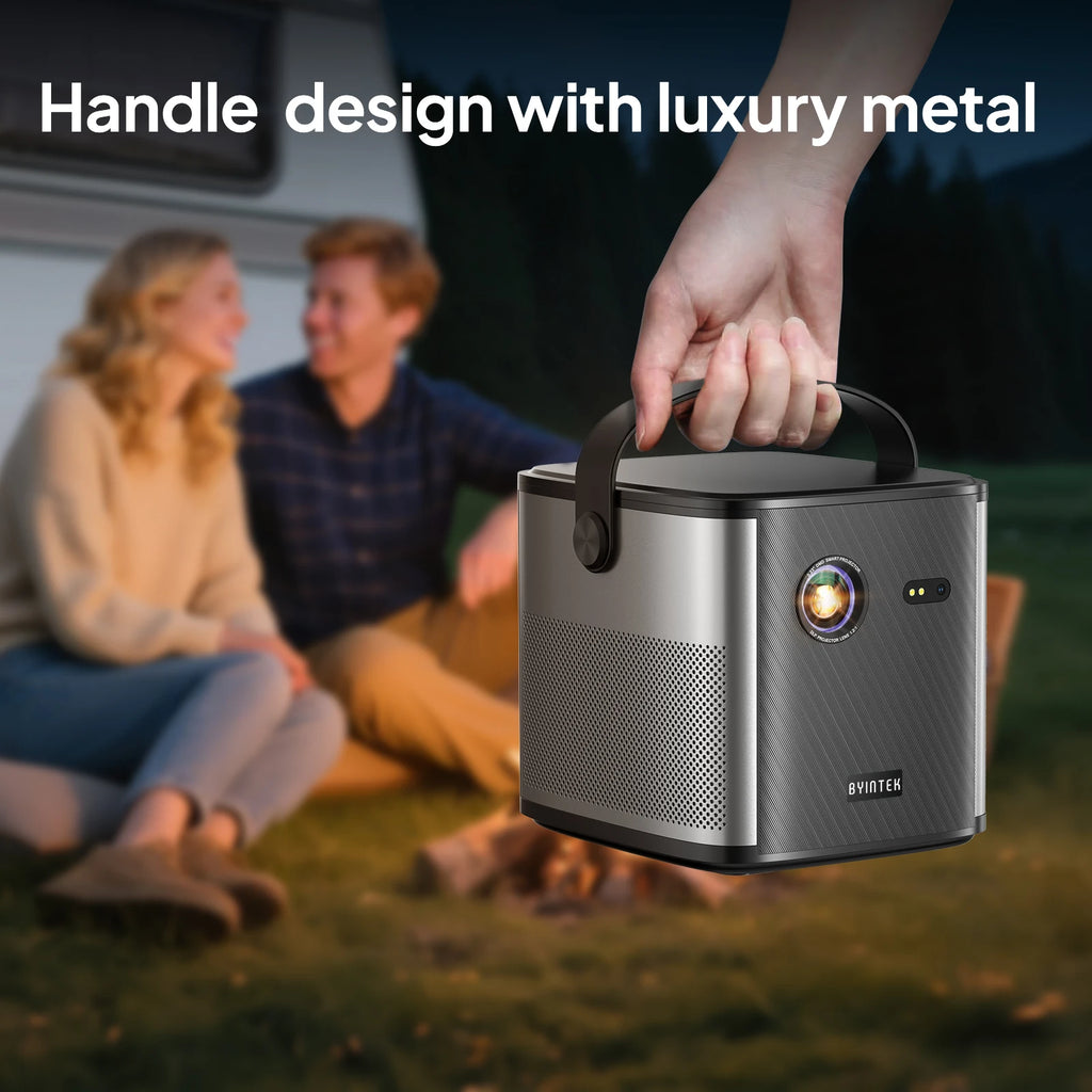 BYINTEK U80 Max Projector 3D 4K Cinema  Android 11.0 WiFi Mini Portable 1080P Home Theater Video DLP Projector with Battery