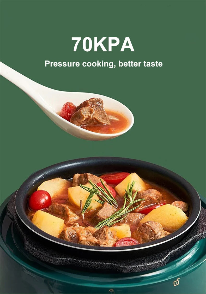 SUPOR Electric Pressure Cooker 1.8L Rice Cooker 70KPA Multifunctional 220V Household Kitchen Appliance For Dormitory Office