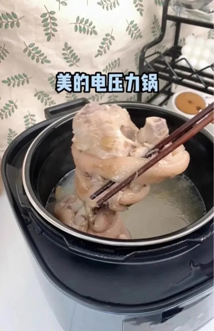 220V Midea Electric Pressure Cooker Stainless Steel Dual Pot Smart Multicooker for Home Kitchen AD