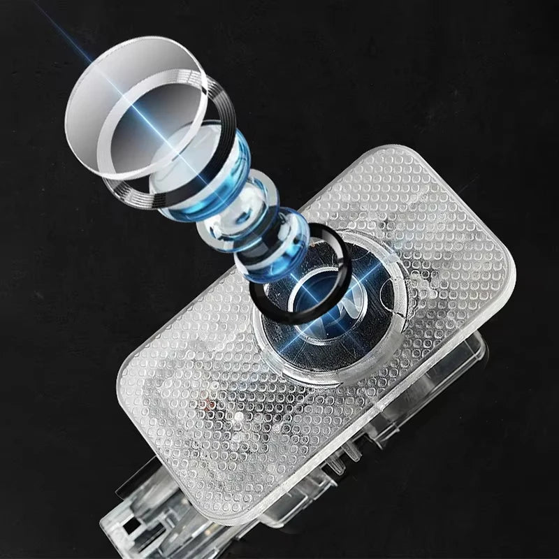 2Pcs Car Led Door Welcome Light Projector Ghost Shadow Lamp For Volvo S90 XC40 XC90 XC60 S60 V90 V60 2025 Polestar Accessories