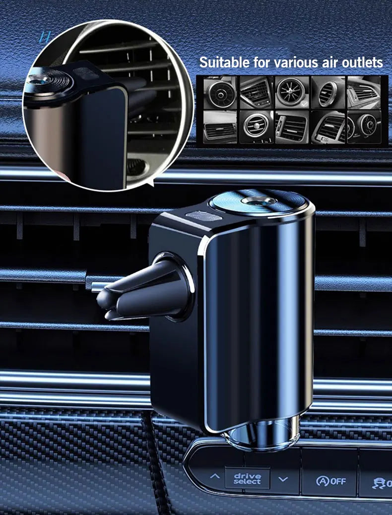 Smart Car Air Aromatherapy Diffuser Fragrance Car Air Fresheners With Three Adjustable Humidifier Essential Oil Diffuser