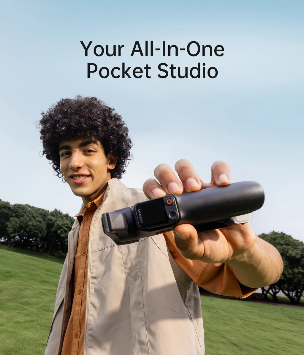 Hohem iSteady V3 Ultra Gimbal Stabilizer for iPhone with AI Auto Tracking Detachable Touchscreen Remote Phone Gimbal