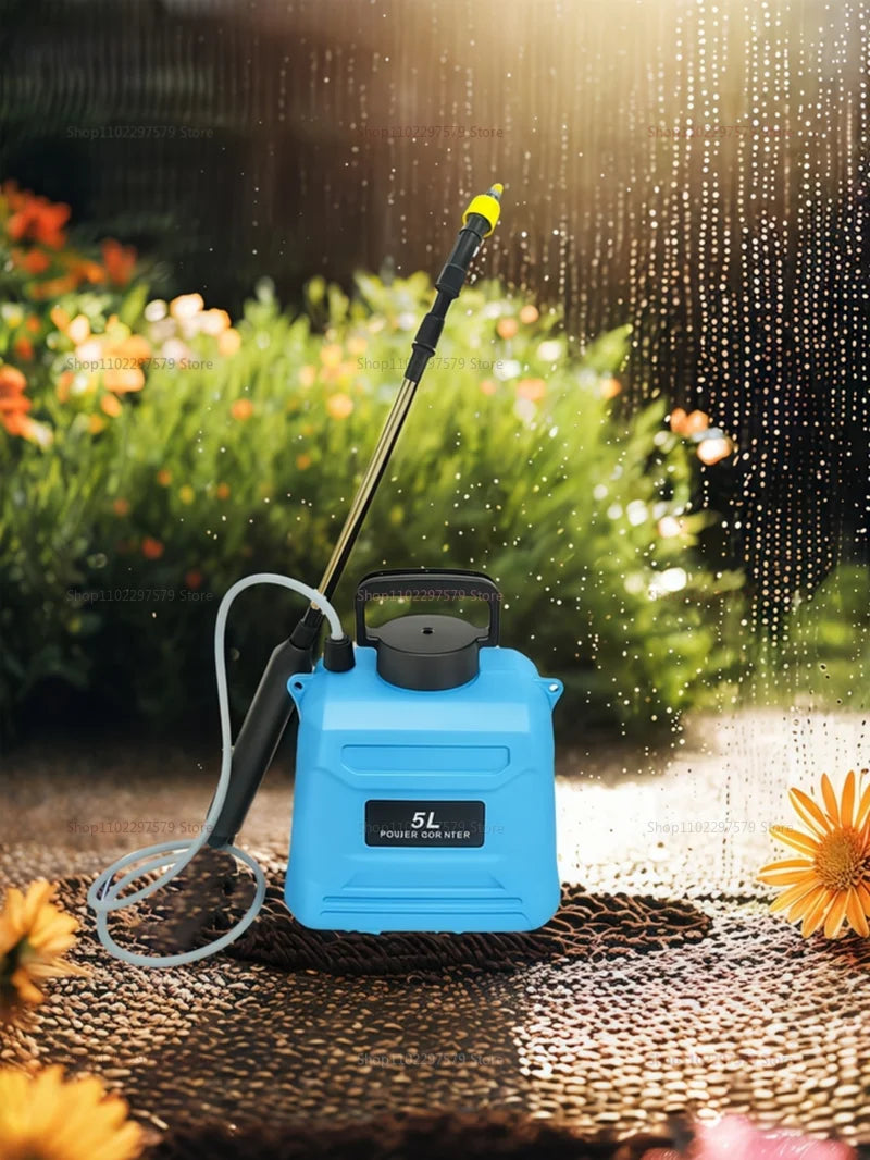 5L High Pressure Backpack Sprayer Electric Disinfection Pesticide Pump for Agriculture Lawn Garden Spray Ulv Ulv Spray