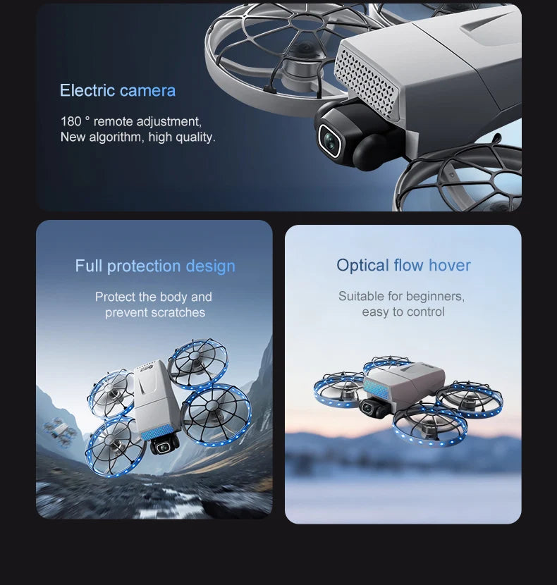 dji mini 4pro brushless optical flow folding dual mirror professional aerial photography with servo gimbal drone 4k professional