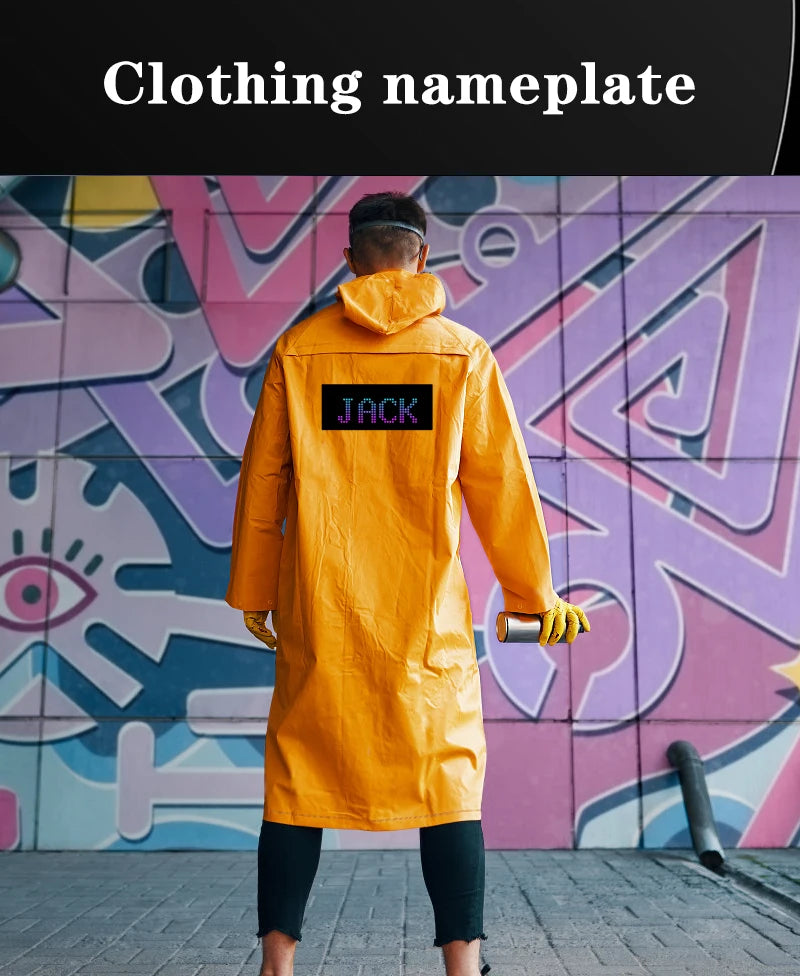 Car LED Matrix Pixel Panel DIY RGB Lighting Graffiti Scrolling Text Board Windshield Advertising Screen Bluetooth APP Control