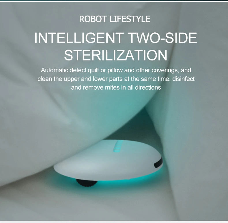 Bed Mites Removal Vacuum Cleaner UV Killer Remover Bed Cleaner Robot Powerful
