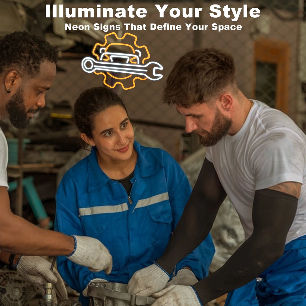 Check Engine Neon Sign Led Light Auto Room Garage Repair Shop Wall Decor Bar Party Club Luminous Atmosphere Lamp USB Power