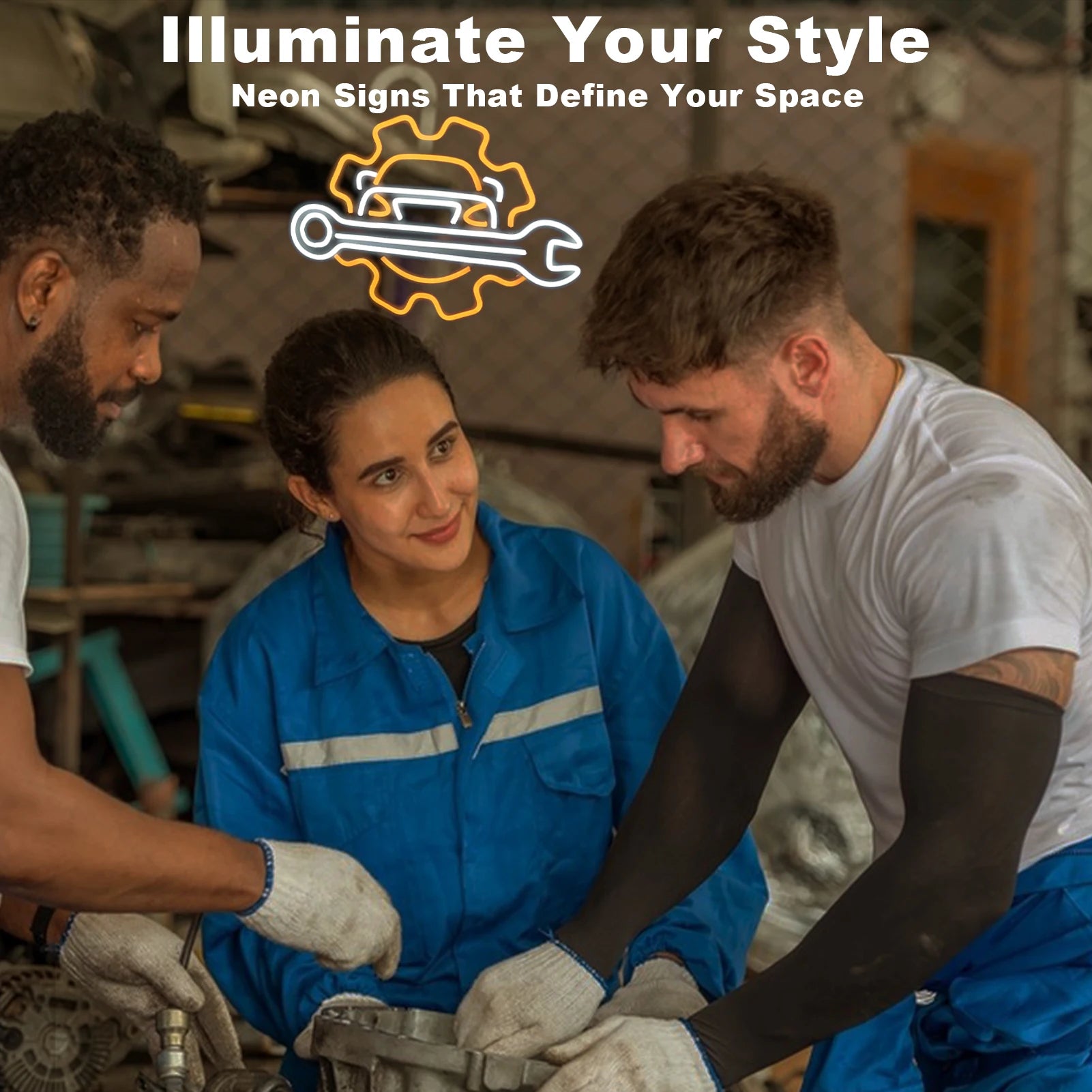 Check Engine Neon Sign Led Light Auto Room Garage Repair Shop Wall Decor Bar Party Club Luminous Atmosphere Lamp USB Power