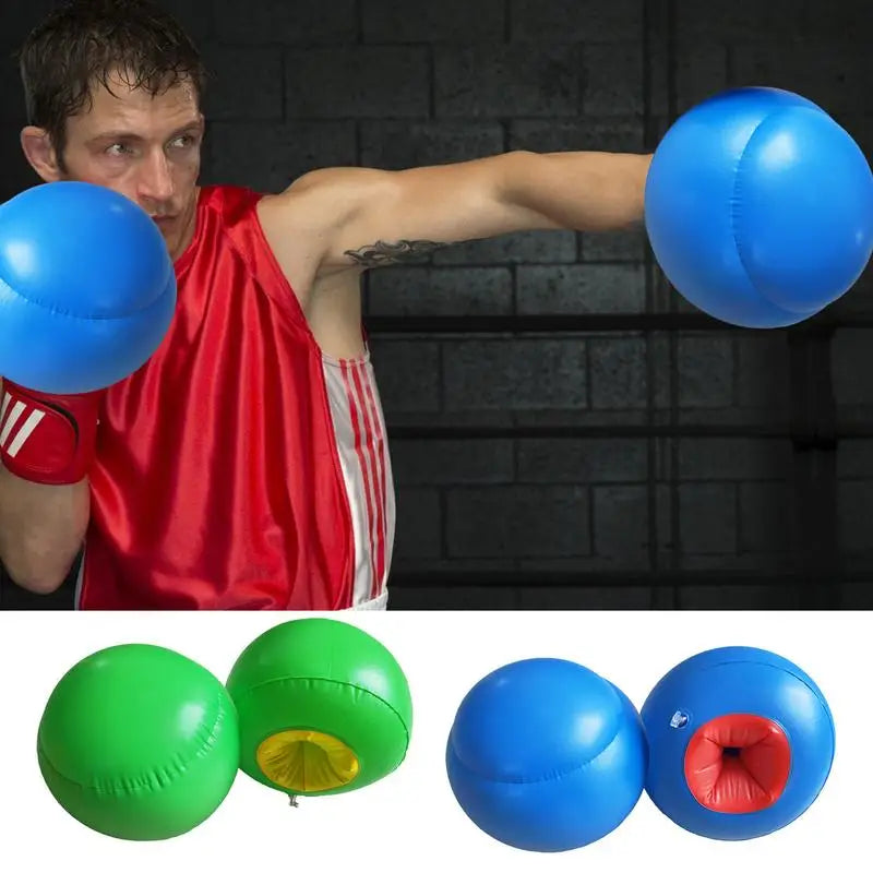 Inflatable Boxing Gloves PVC Boxing Exercise Gloves Interactive Boxing Glove Balloons Workout Punching Mittens 1 Pair